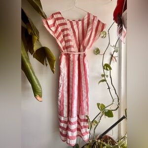 Unbranded pink and red striped dress
